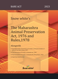  Buy Snow White’s The Maharashtra Animal Preservation Act 1976 and Rules 1978